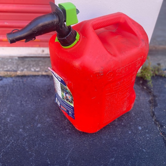 Red Fuel Container - Picture 2 of 5